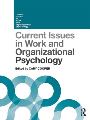 cover image of Current Issues in Work and Organizational Psychology